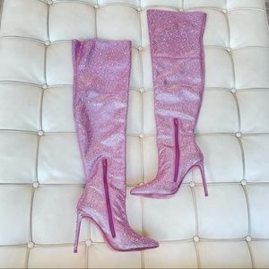 Steven madden rhinestone boots